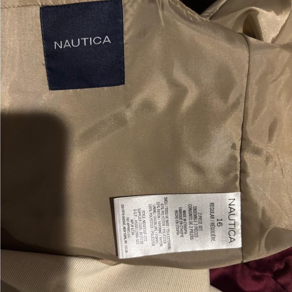 Nautica Matching Set Navy Blue Comfortable Stylish